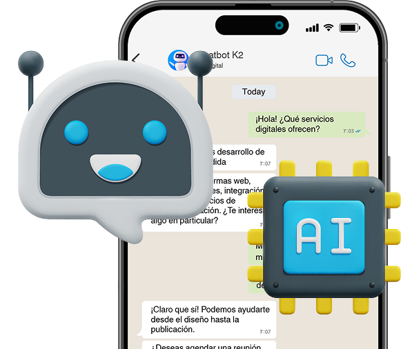 Implementación de asistentes digitales